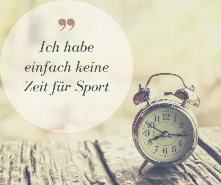 „Ich habe einfach keine Zeit für Sport.“ personaltrainerchemnitz.de