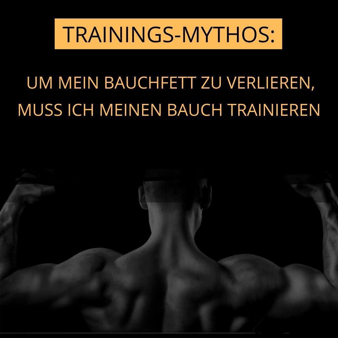 Mythos: Um mein Bauchfett zu verlieren, muss ich meinen Bauch trainieren